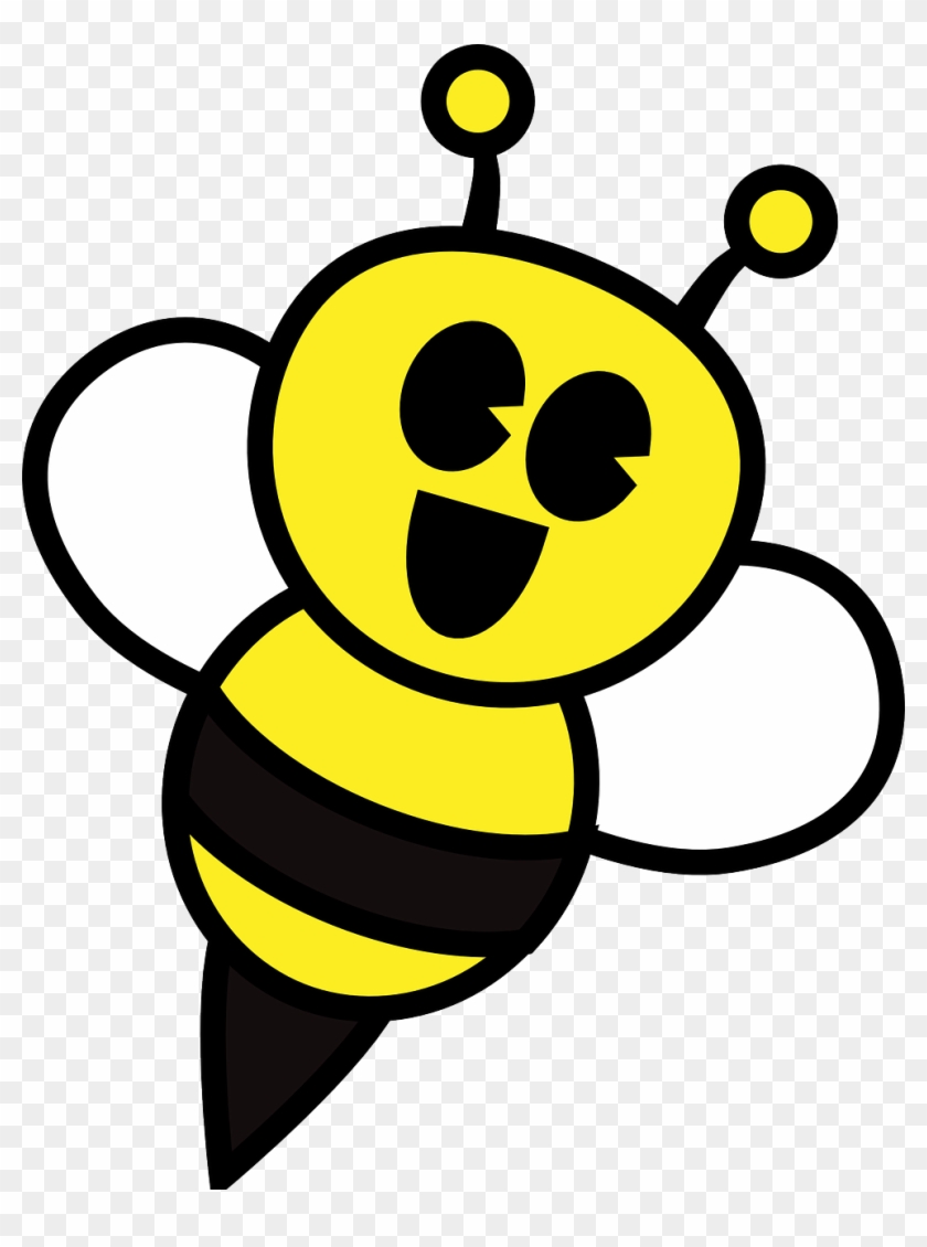 Free Bee - Cartoon Bumble Bee Png #355593