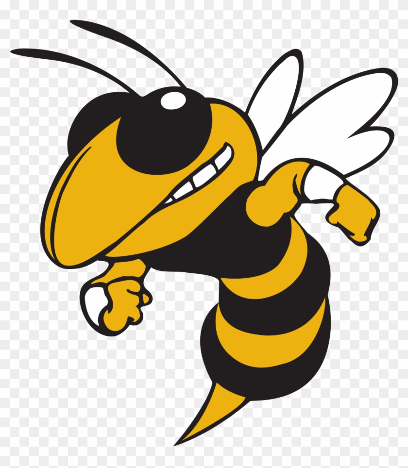 Bee Clipart Bw - Georgia Institute Of Technology #355622