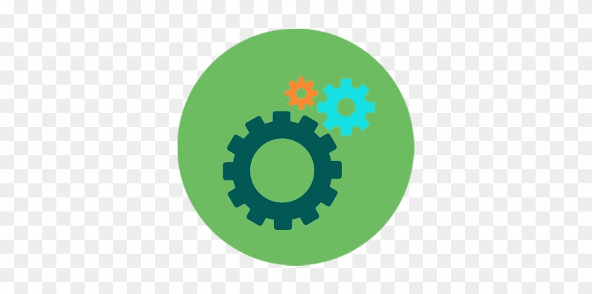 Opensource / Framework / Content Management System - Lightbulb With Gears Logo #355657