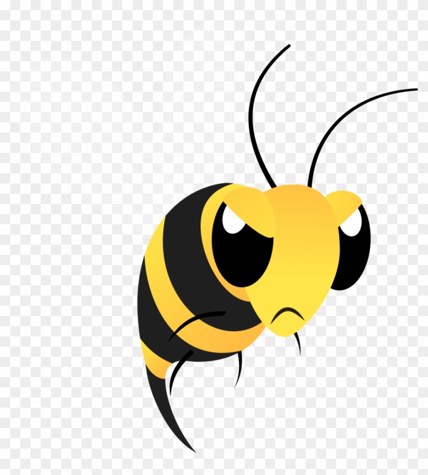 Angry Bee By Lahirien - Angry Bees Clipart #355712
