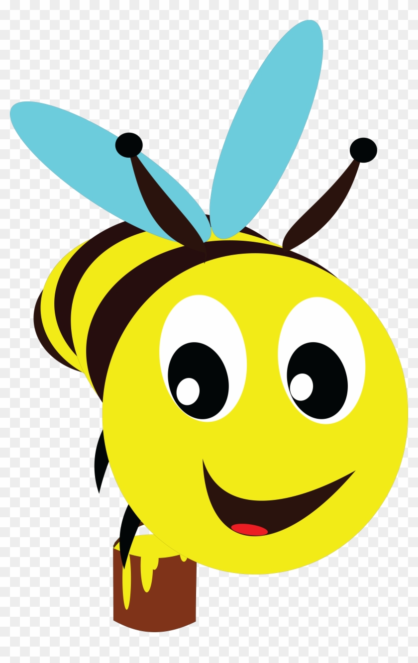 Free Clipart Of A Bee - กราฟฟิก เวคเตอร์ ผึ้ง #355796