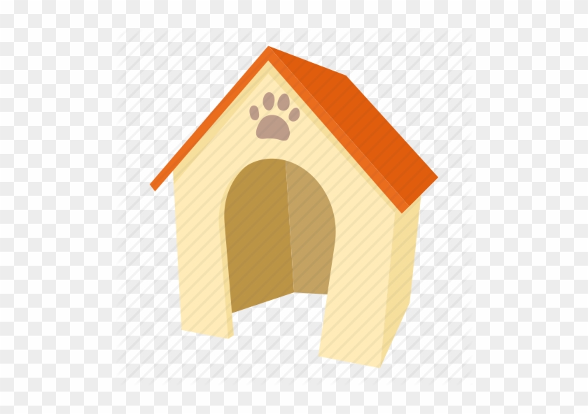 Cartoon, Dog, Dog House, Door, Home, Kennel, Pet Icon - Dog House Cartoon #355858