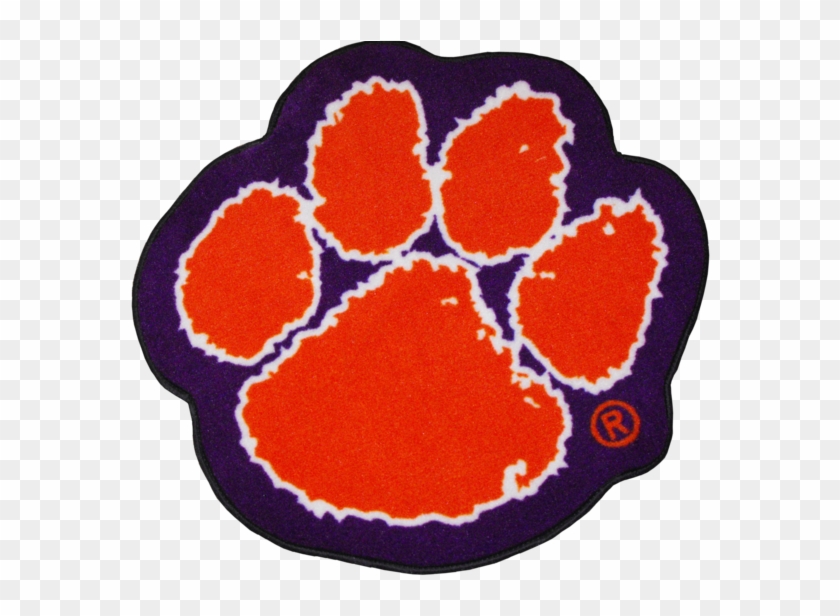 Clemson Tiger Paw Rug - My Team By Milliken Collegiate Clemson University Tigers #355909