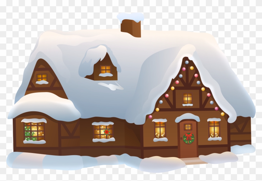 Christmas House Transparent Png Clip Art Image - Christmas House Png #355916