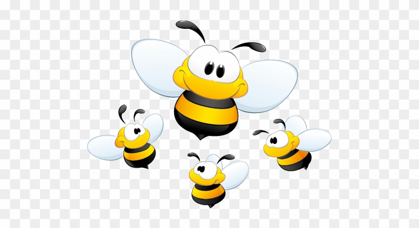 Stickers Abeilles, Sticker Enfant, Autocollant Insectes, - Cute Cartoon Bee #355925
