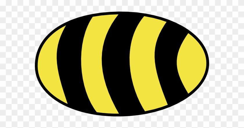 Yellow Bee Body Clip Art - Cartoon Bumble Bee Body #356004