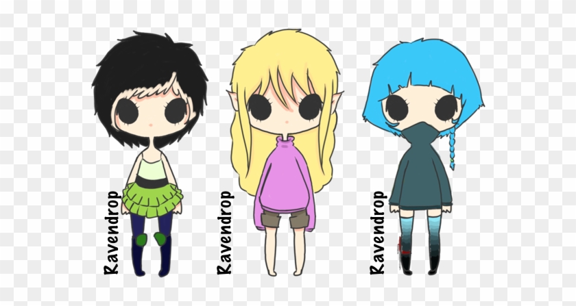 Kawaii Girls Adopts - Cartoon #356040