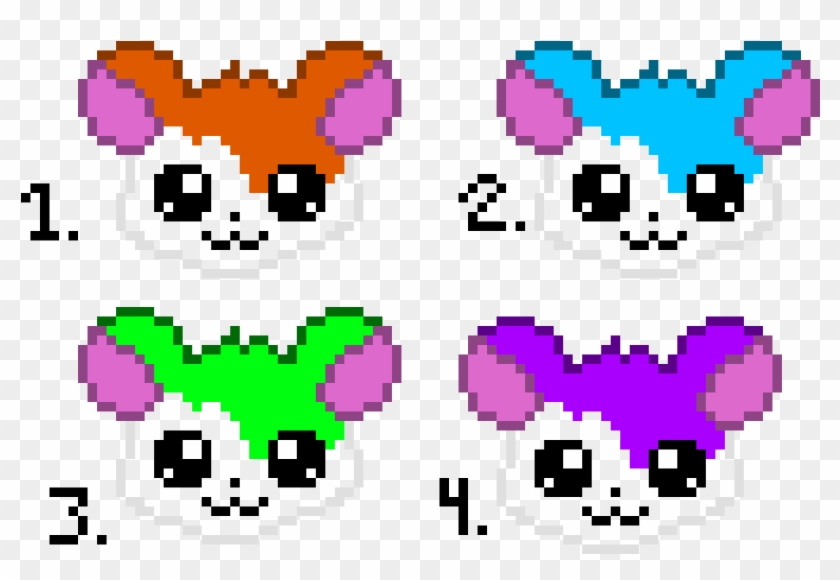 4 Kawaii Hamsters - Cartoon #356048