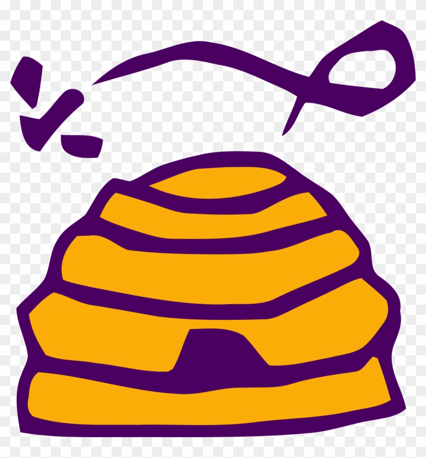 Beehive Vectorized - Clipart Beehive #356084