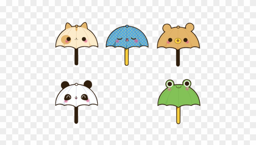 Summer Sand Clip Art - Kawaii Umbrella Png #356083