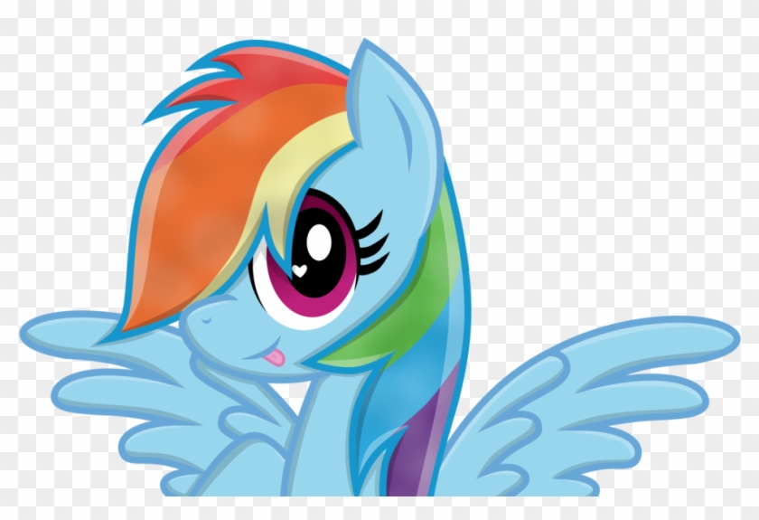 Kawaii Rainbow Dash By Willowtails - Imagenes De Rainbow Dash Kawaii #356132