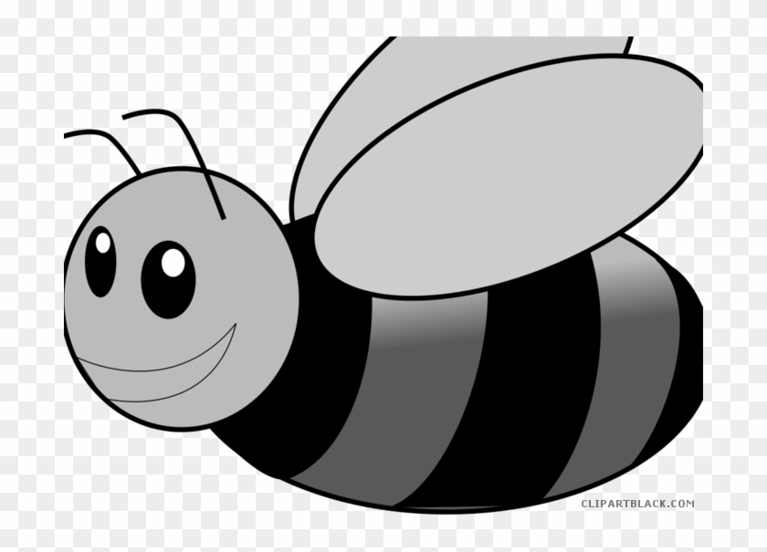 Cute Bumble Bee Animal Free Black White Clipart Images - Bumble Bee Coloring Page #356172