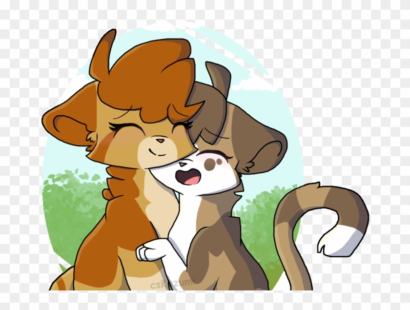 Mothwing X Leafpool Warriors Cats By Cskazumi - Warrior Cats Mothwing And Leafpool #356189