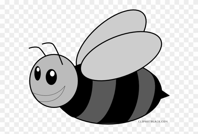 Honey Bee Animal Free Black White Clipart Images Clipartblack - Bumble Bee Clip Art #356241