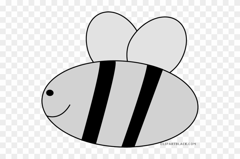 Cute Bee Animal Free Black White Clipart Images Clipartblack - Clip Art #356283
