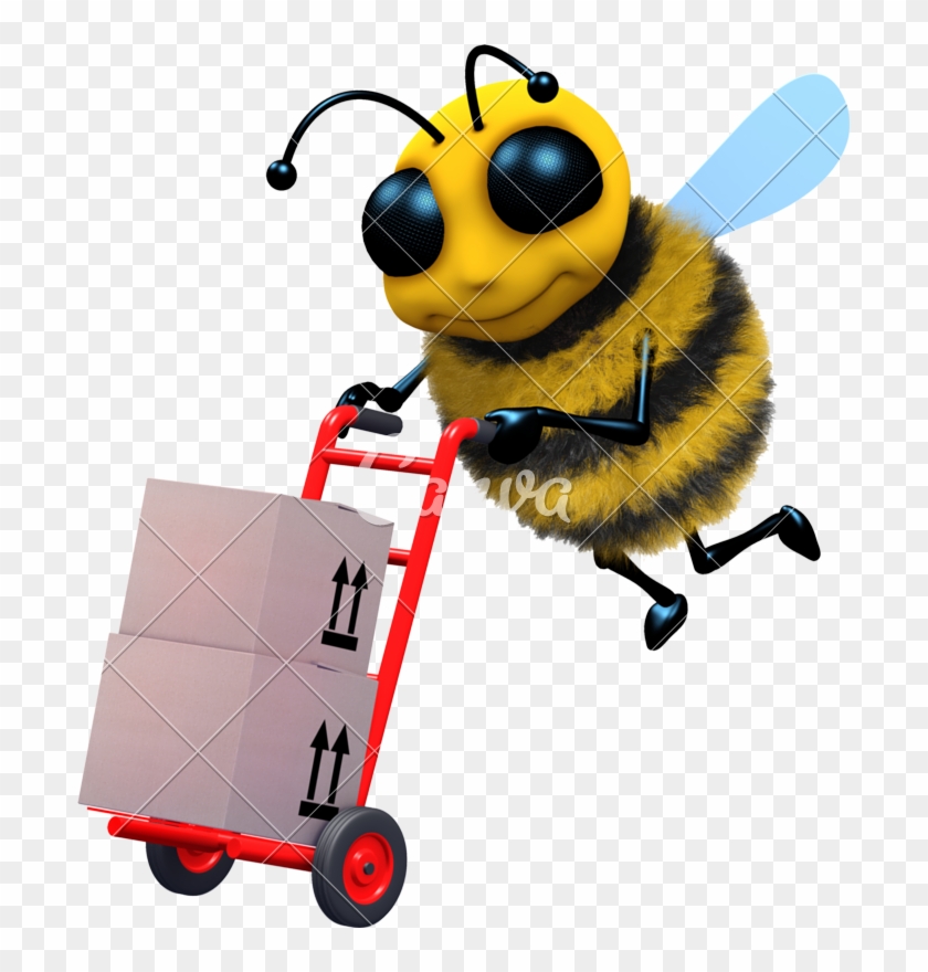 3d Bee Delivers - Bee #356314