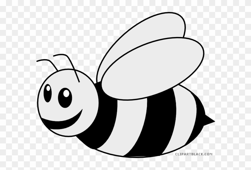 Bumble Bee Animal Free Black White Clipart Images Clipartblack - Bumble Bee Clip Art #356460