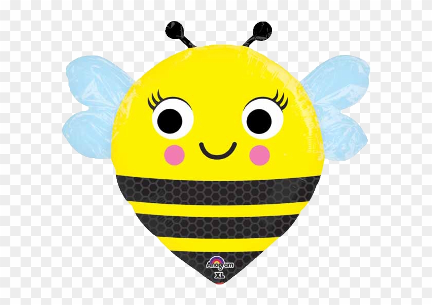 Happy Buzz'n Bee 18" Foil Balloon - 22" Happy Buzz'n Bee Balloon - Mylar Balloons Foil #356462