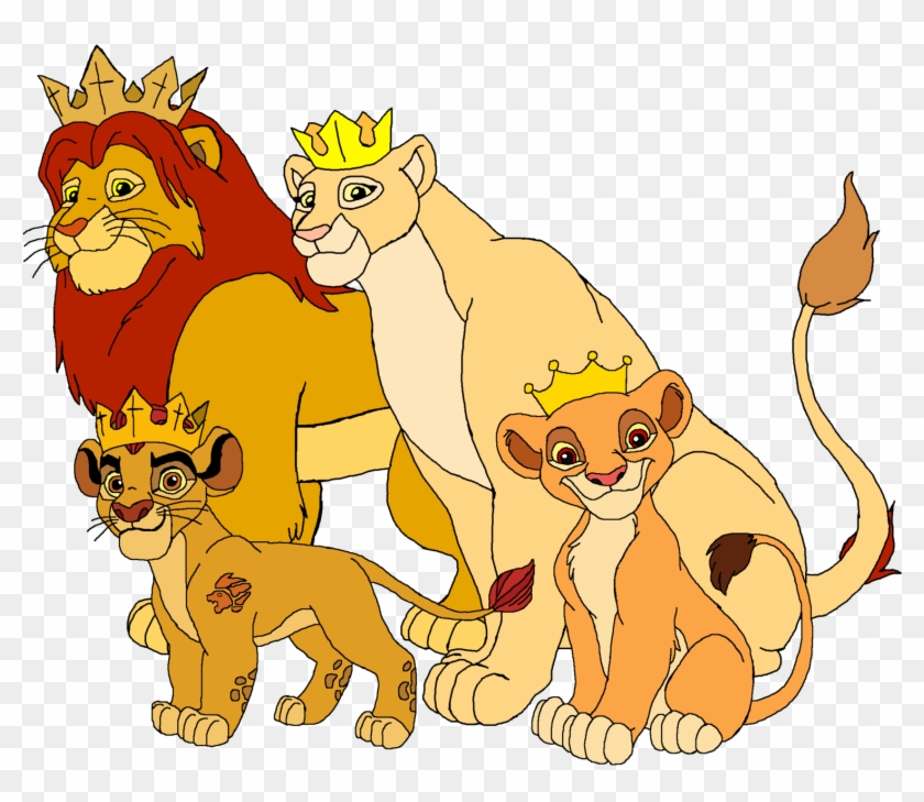 The Lion King Clipart Lion Family - Cartoon #356581