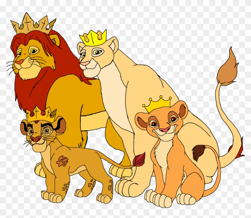 The Lion King Clipart Lion Family - Cartoon #356581