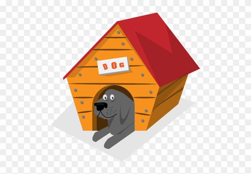 Vector Dog House 800*800 Transprent Png Free Download - Perro En Su Casa Png #356631