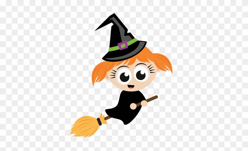 Halloween Witch Svg Scrapbook Cut File Cute Clipart - Cute Halloween Character Png #356667