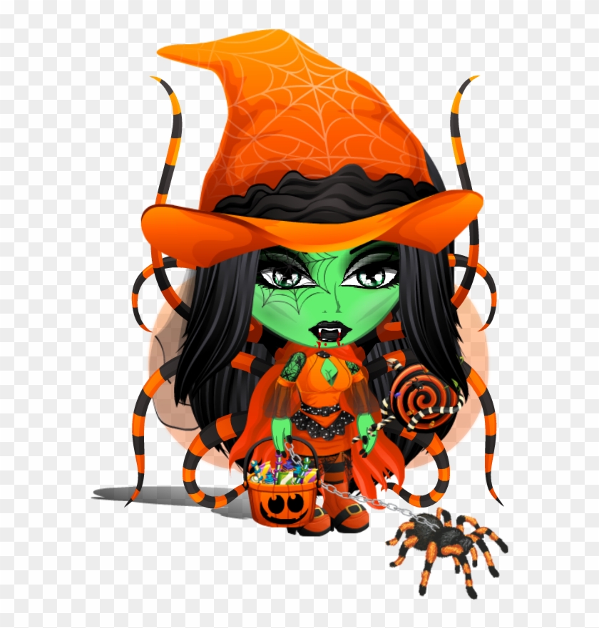 Classic Halloween = Witch Trick Or Treater - Illustration #356813