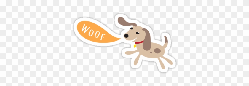 Little Dog Saying Woof - Clipart Dog Saying Woof #356901