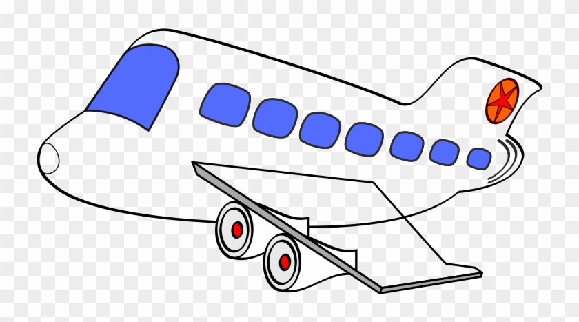 Free Transport Clipart - Transparent Background Cartoon Airplane #356920