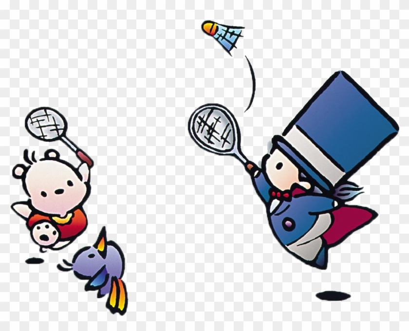Badminton Shuttlecock Net Racket - Cartoon - Free Transparent PNG Clipart  Images Download