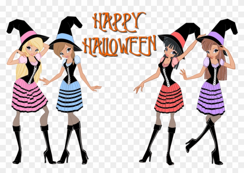 Witch Girls Happy Halloween By Nici18 - Bob L Éponge Halloween #356931