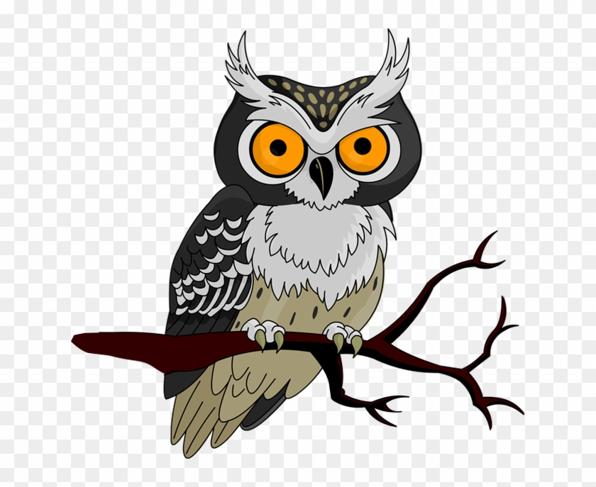 Happy Halloween Owl Dromhcb Top - Scary Owl Clipart #356997