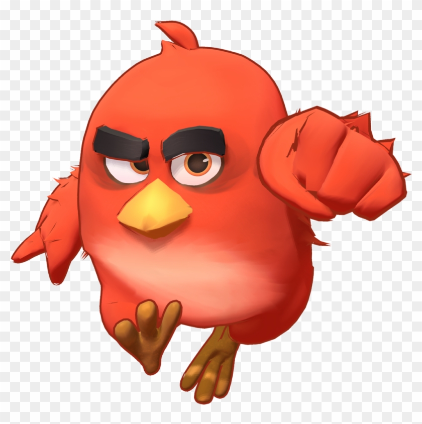 Mmd Angry Birds Red Fire Model - Angry Birds Movie Red Png #357117
