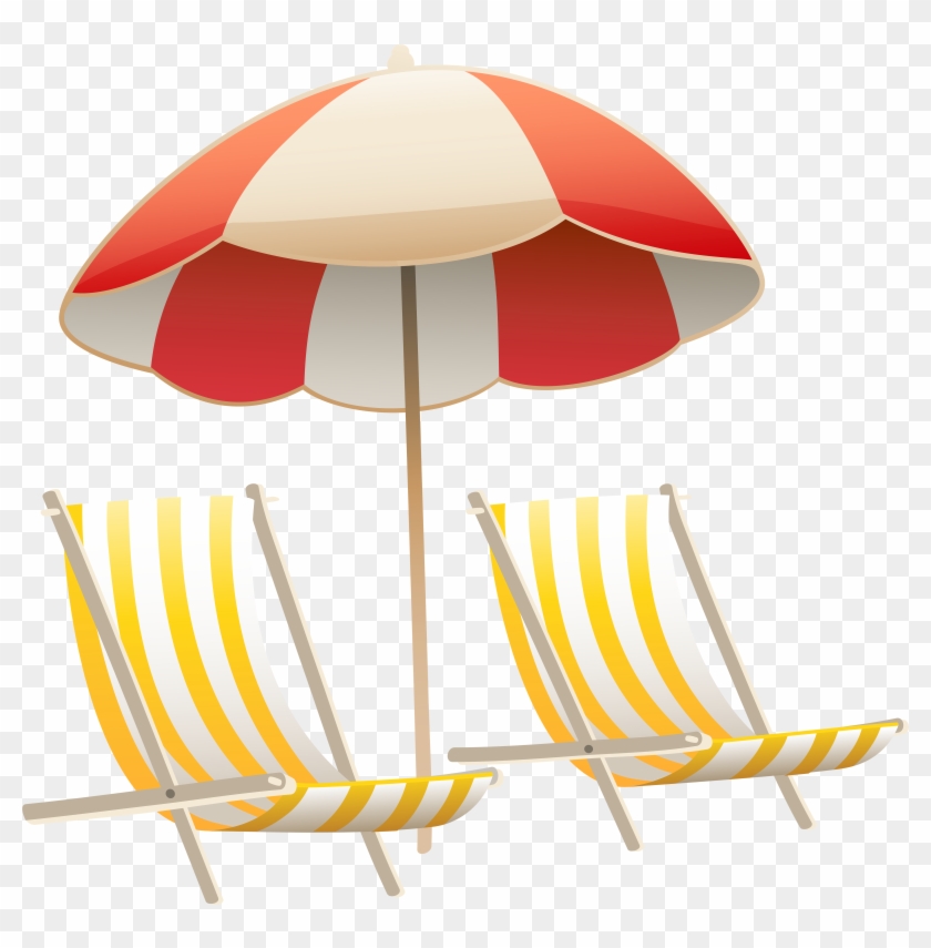 18cute Umbrella Clip Art - Beach Umbrella And Chair Clip Art #357249