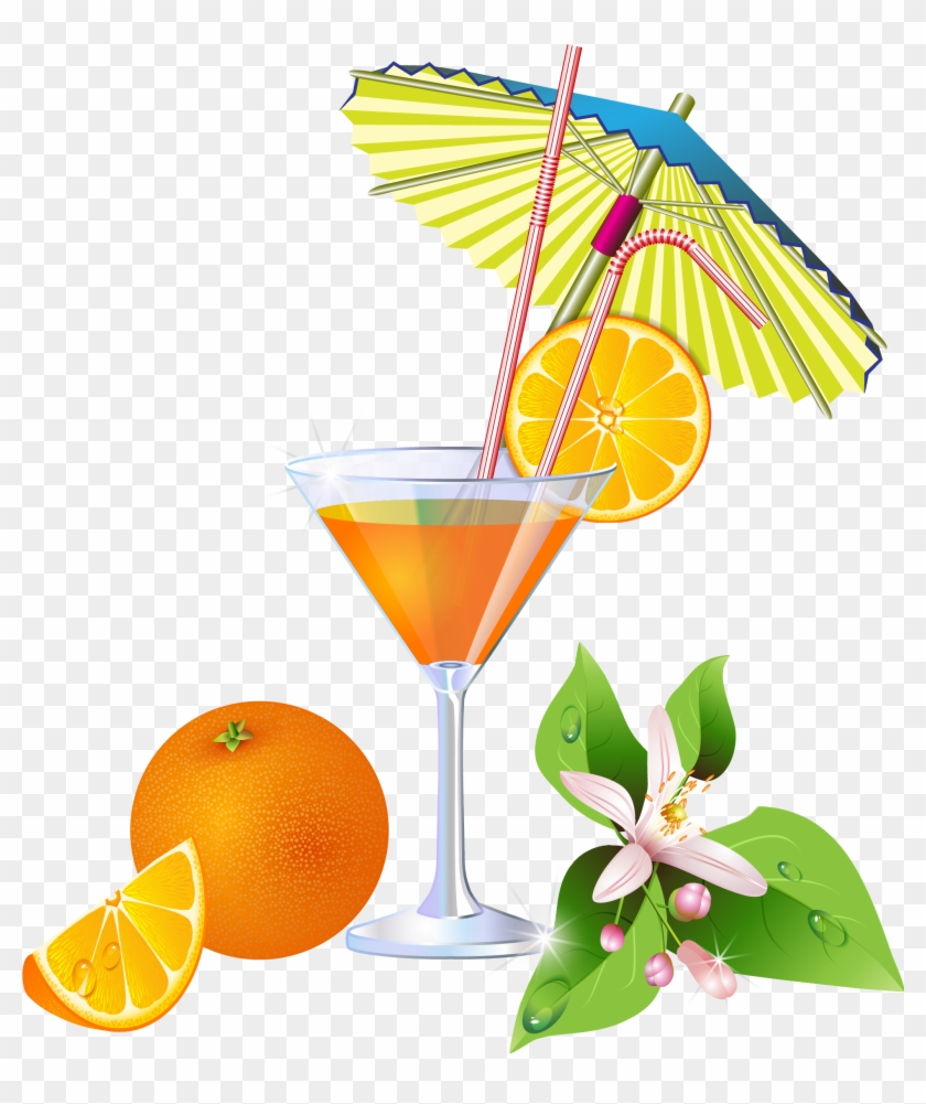 Wallpaper Clipart Cocktail - Summer Cocktail Png #357265