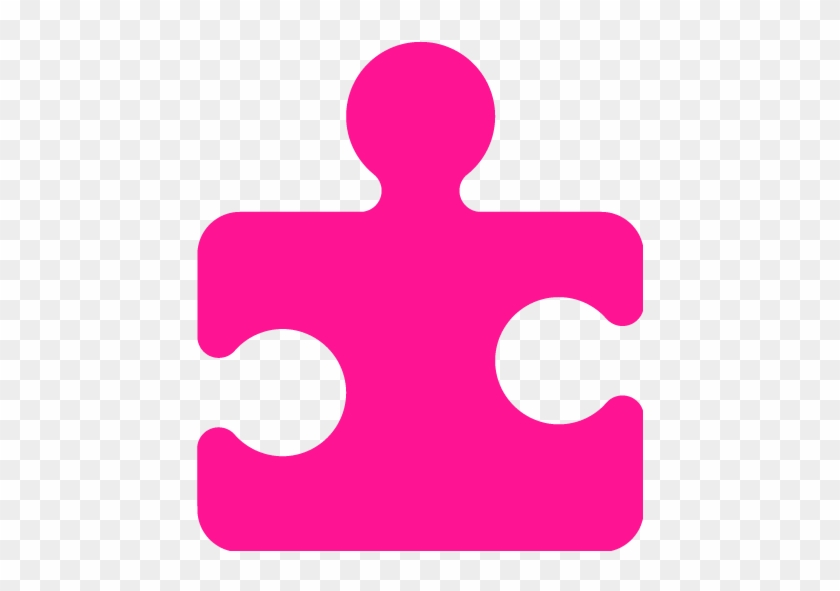 Puzzle Clipart Pink - Purple Puzzle Icon #357276
