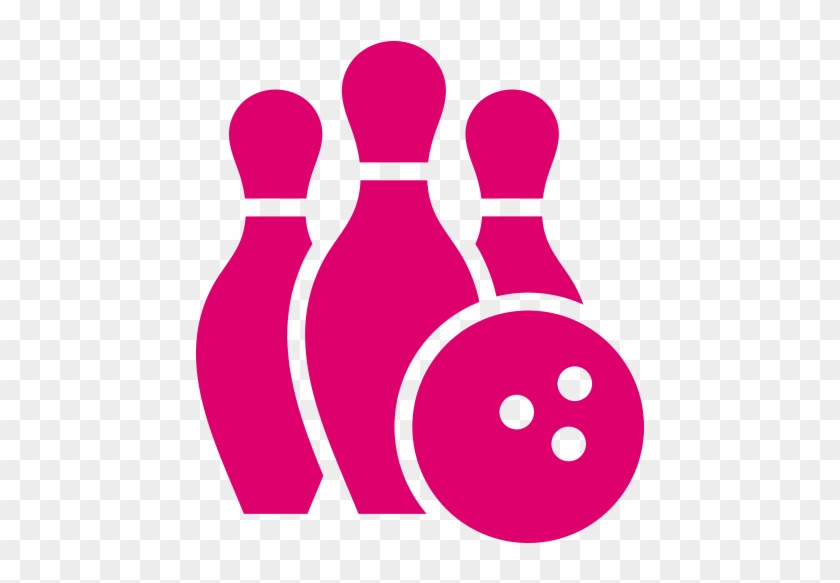 Pink Bowling Pin Clipart - Icon #357281