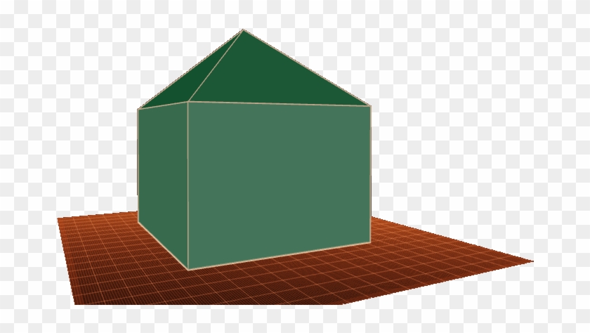 It Looks Vaguely House Shaped - 3d House Shape Name #357387