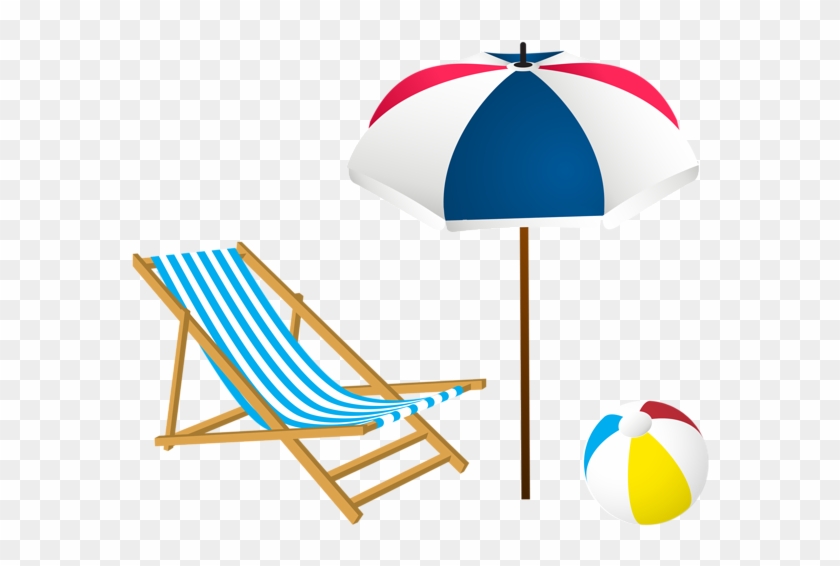 Beach Summer Set Png Clip-art Image - Beach Clipart Png #357489