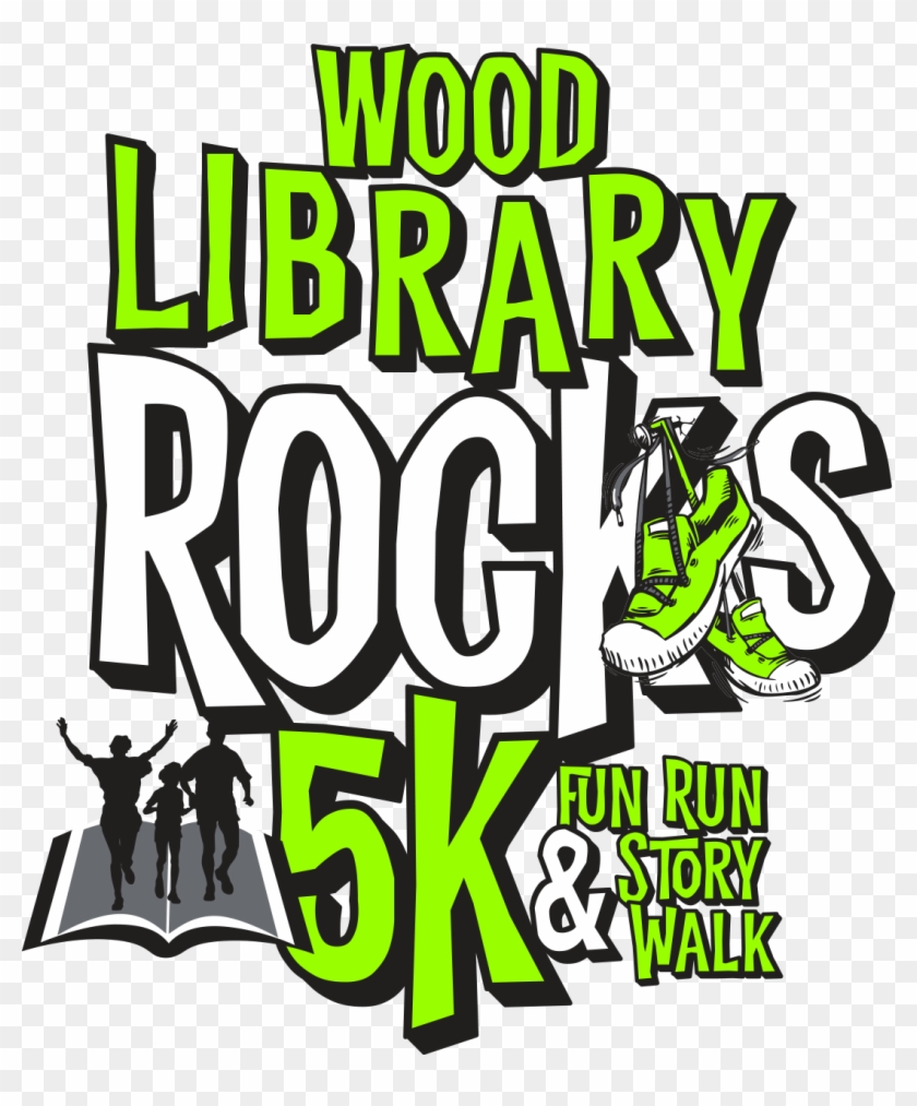 5k, Fun Run And Story Walk Support Summer Reading - Graphic Design #357509