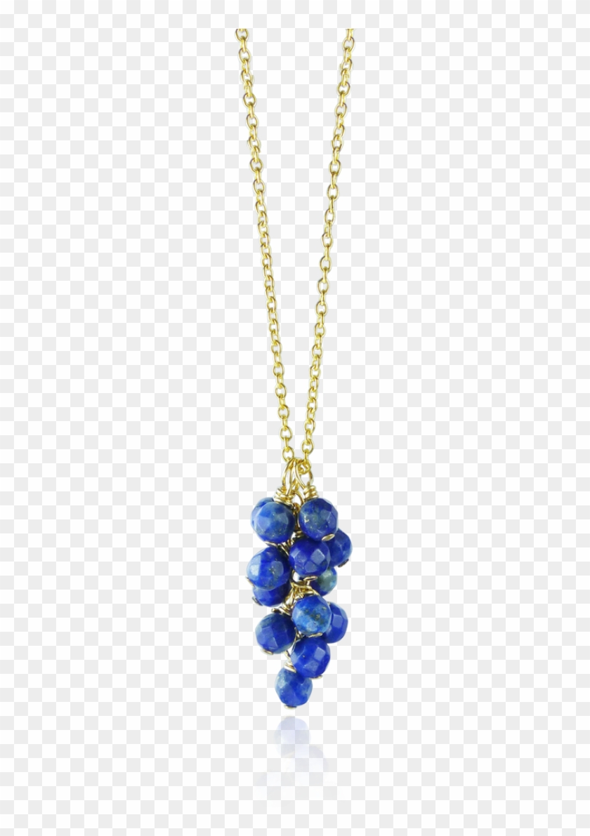 Lapis Lazuli Cluster Pendant - Chain #357788