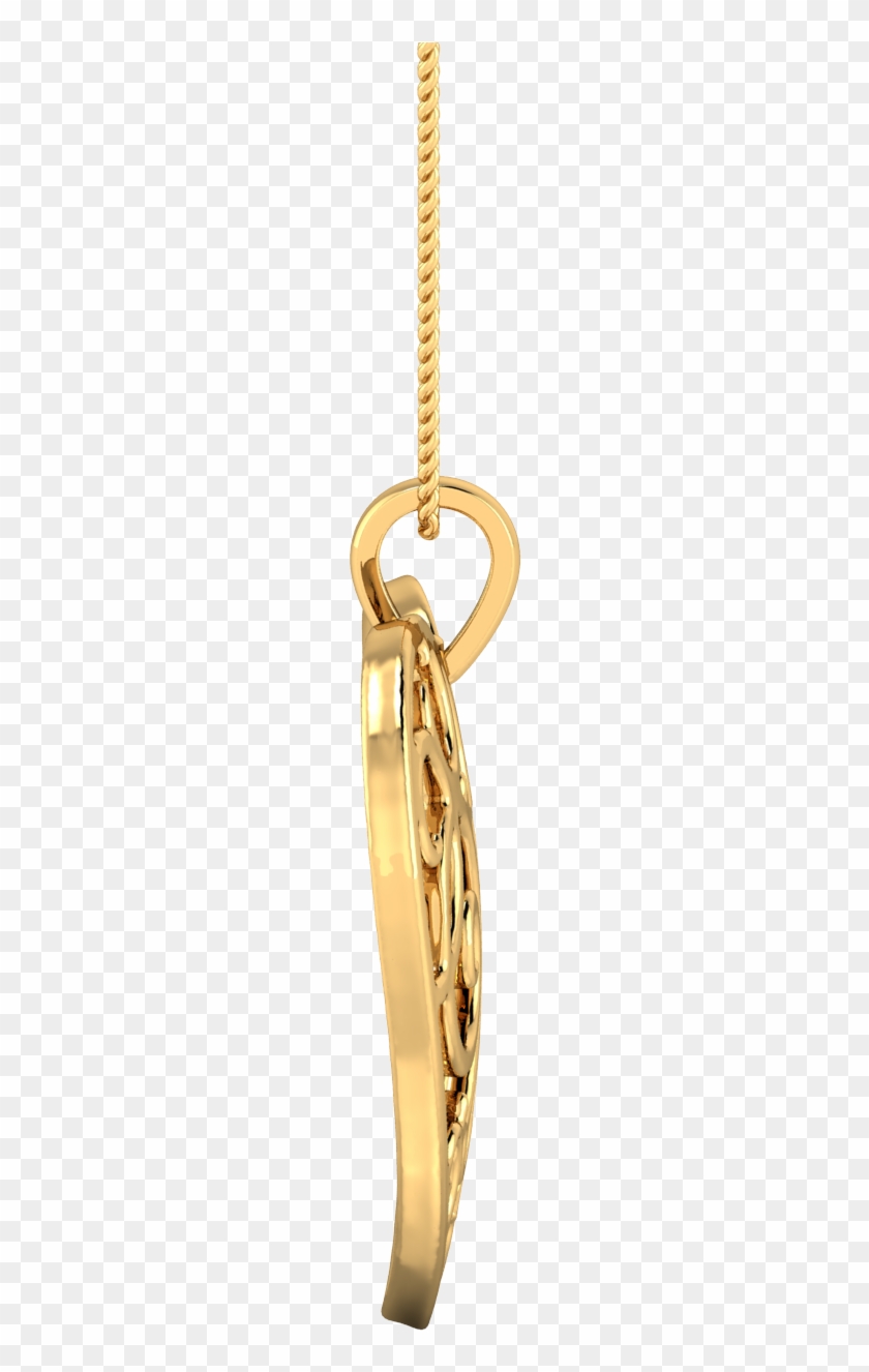 Designer Heart Pendant - Chain #357816