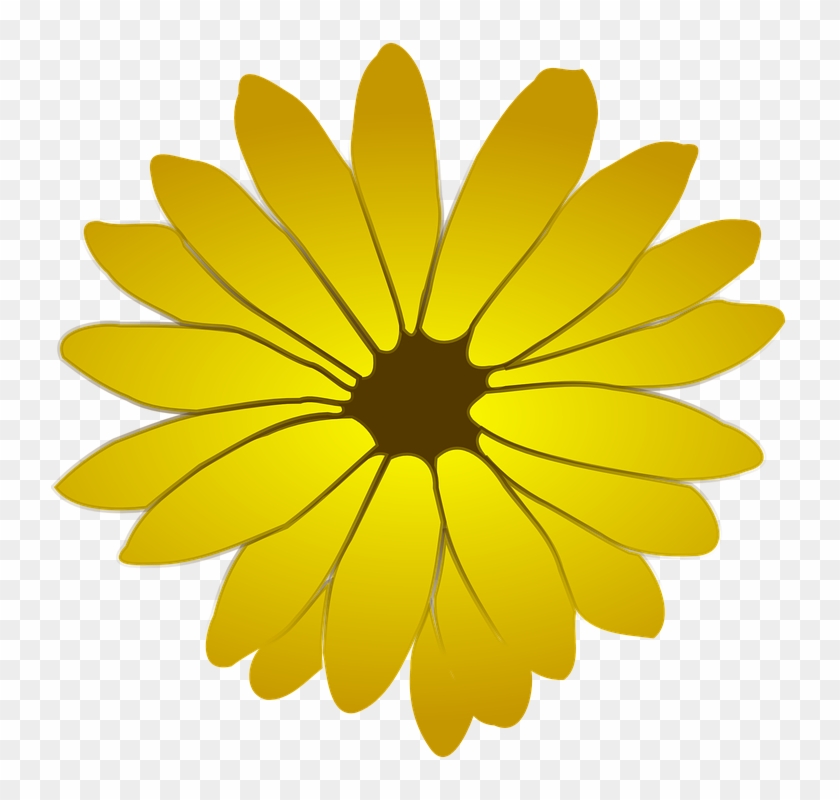 Yellow Flower Clipart 5, Buy Clip Art - Clip Art Flower #357997