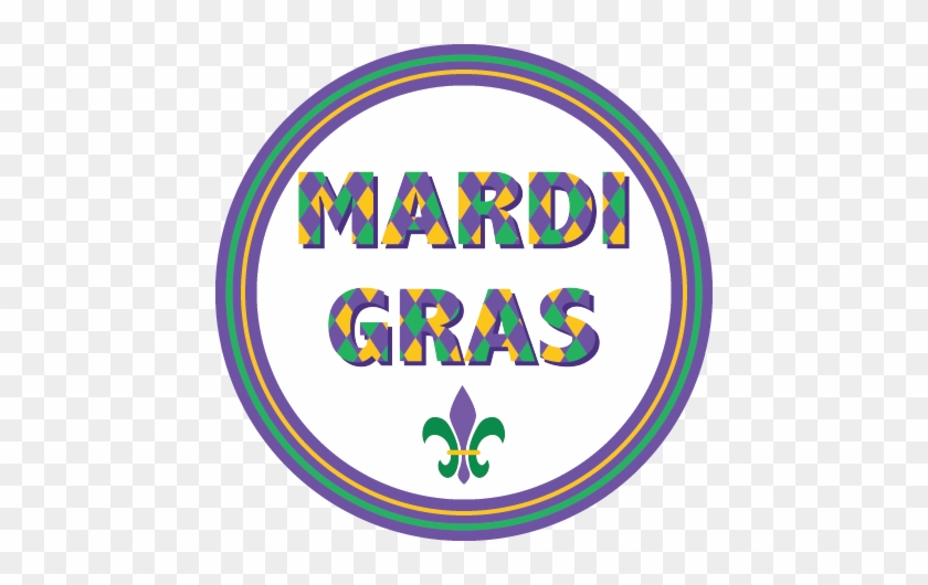 Mardi Gras Napkin Knot - Mardi Gras #357993