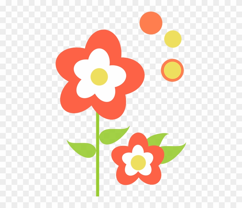 Clip Art - Flor Com Folha Png #358041