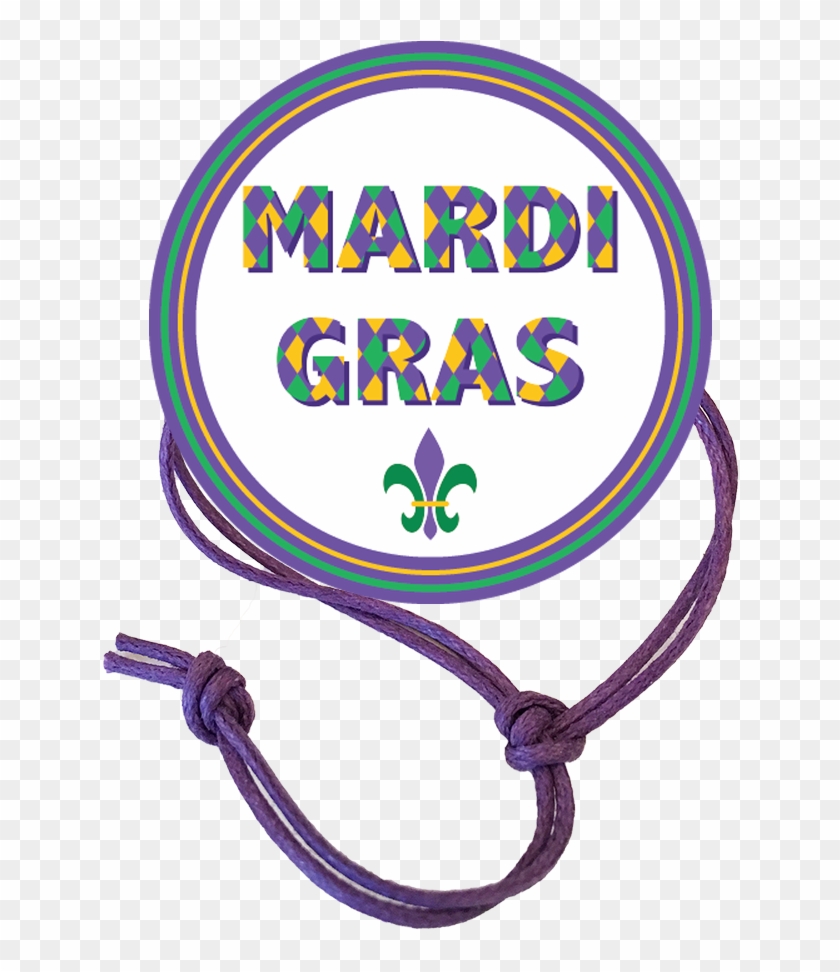 Mardi Gras Napkin Knot - Mardi Gras #358044