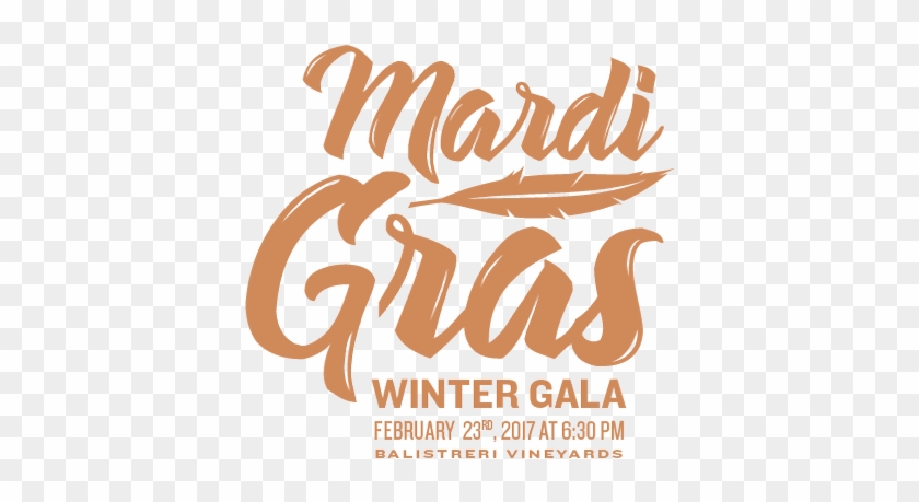Ah Mardi Gras Gala Logo - Typography #358052