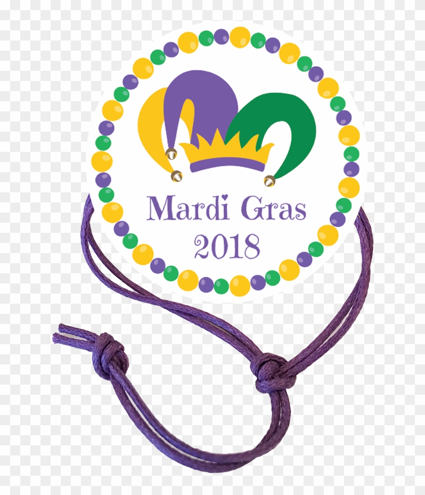 Mardi Gras Napkin Knot - Balloon #358061