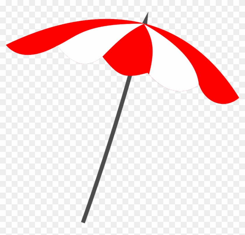 Download File Beach-umbrella - Beach Umbrella Clipart Transparent #358076