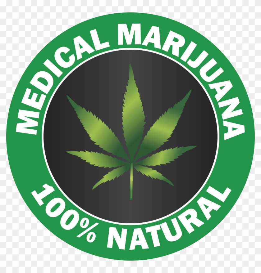 Free Clipart Of A Cannabis Leaf - Medical Marijuana 100% Natural #358108